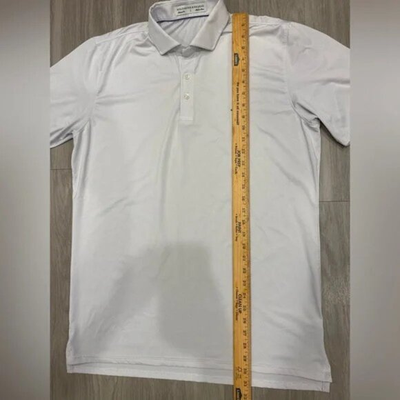 Holderness & Bourne Tailored Fit Polo Shirt Mens Size Large L White Performance - Picture 3 of 7